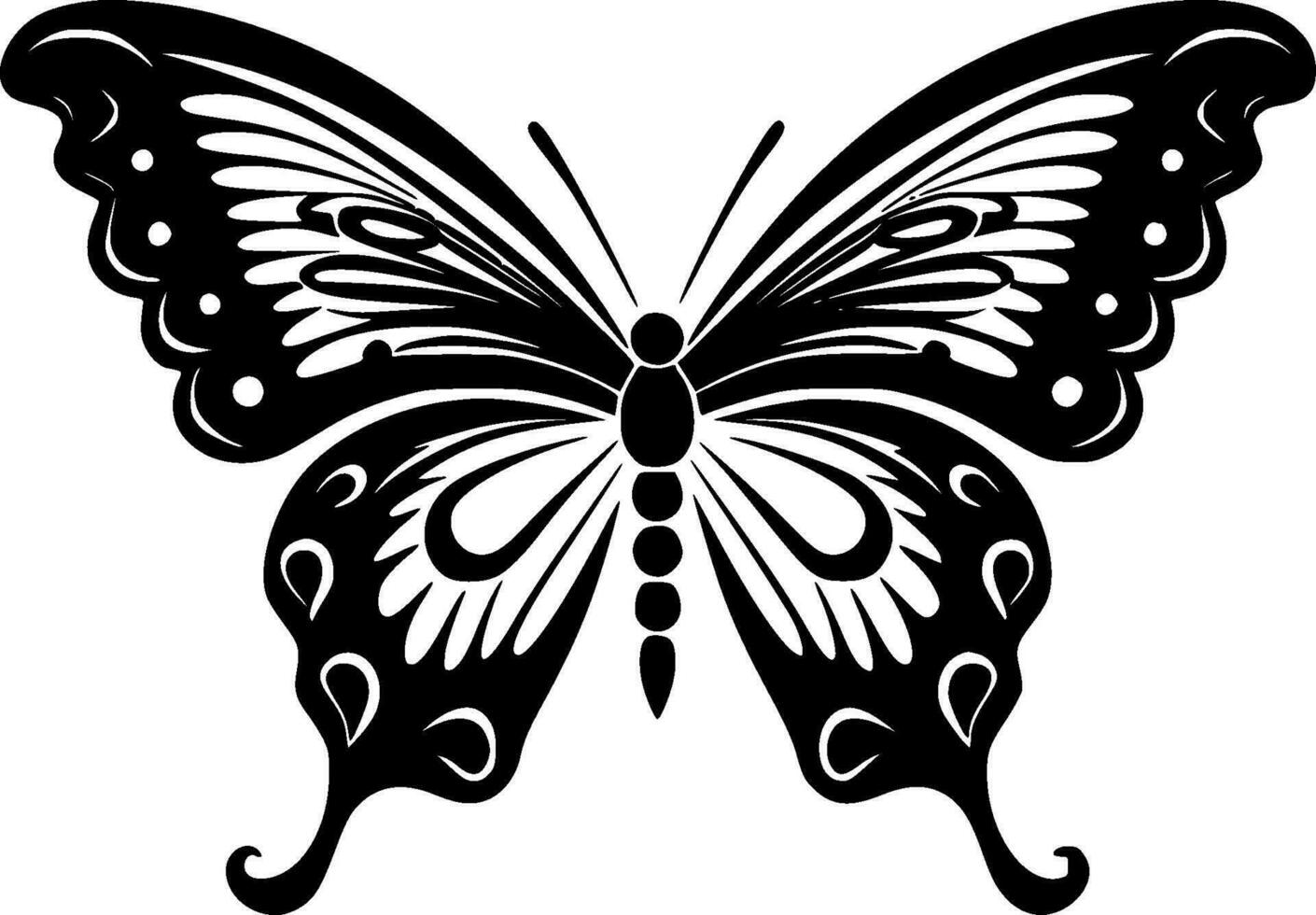 Butterfly - High Quality Vector Logo - Vector illustration ideal for T-shirt graphic