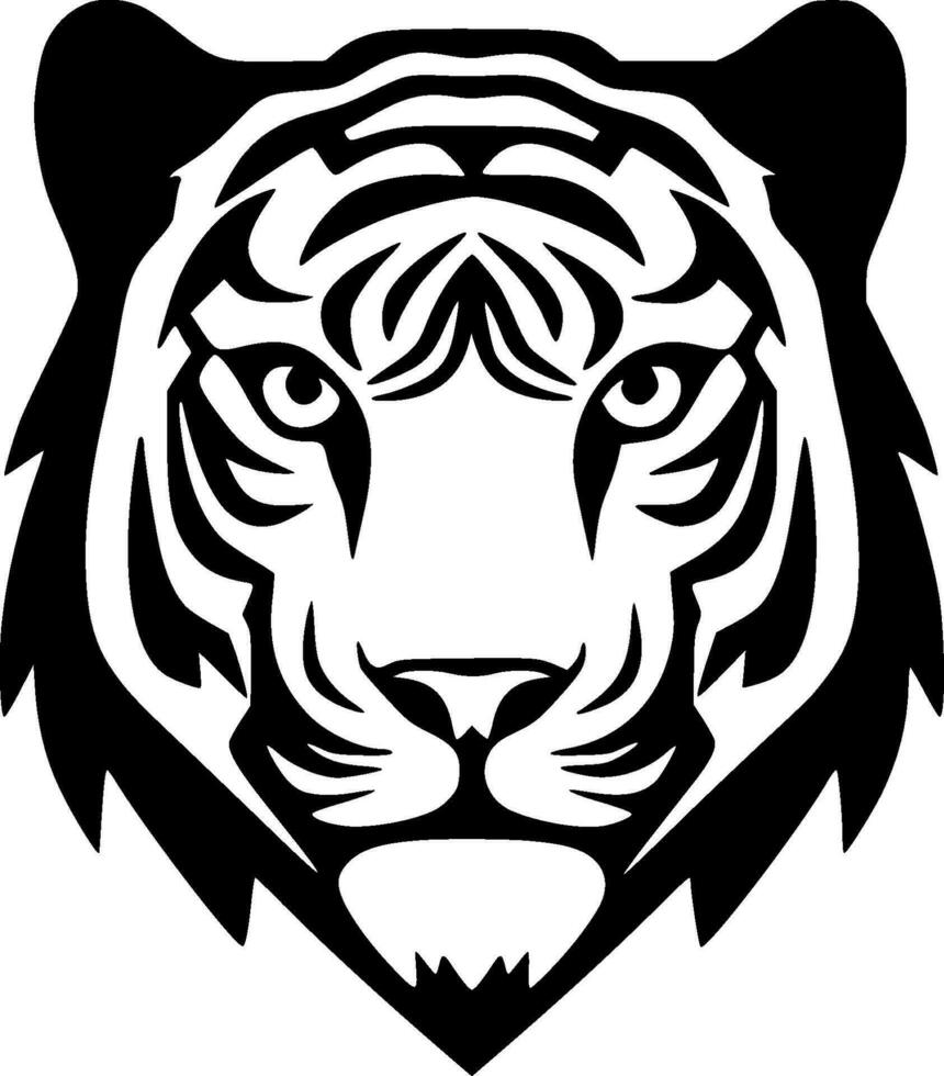 Tiger - High Quality Vector Logo - Vector illustration ideal for T-shirt graphic