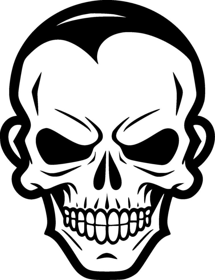 Skull - High Quality Vector Logo - Vector illustration ideal for T-shirt graphic