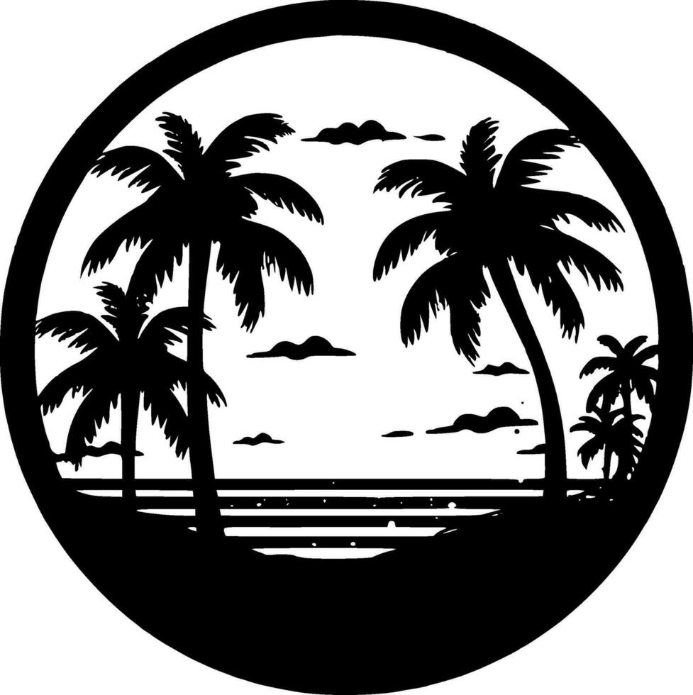 Summer - High Quality Vector Logo - Vector illustration ideal for T-shirt graphic