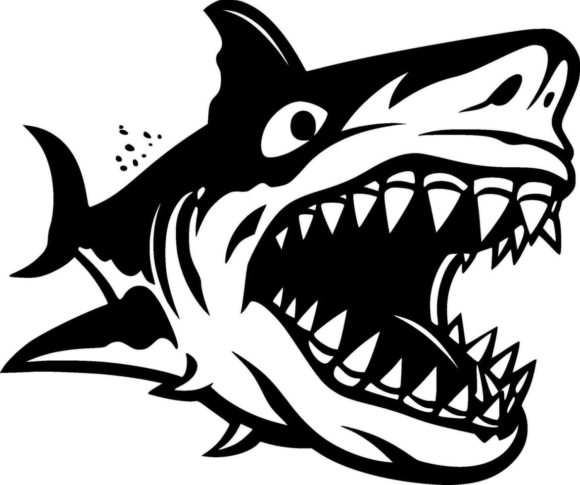 Shark - High Quality Vector Logo - Vector illustration ideal for T-shirt graphic