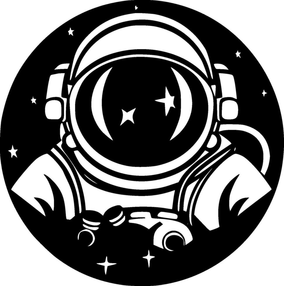 astronauta - alto calidad vector logo - vector ilustración ideal para camiseta gráfico