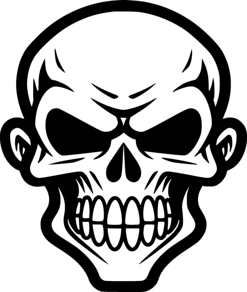 Skull - High Quality Vector Logo - Vector illustration ideal for T-shirt graphic