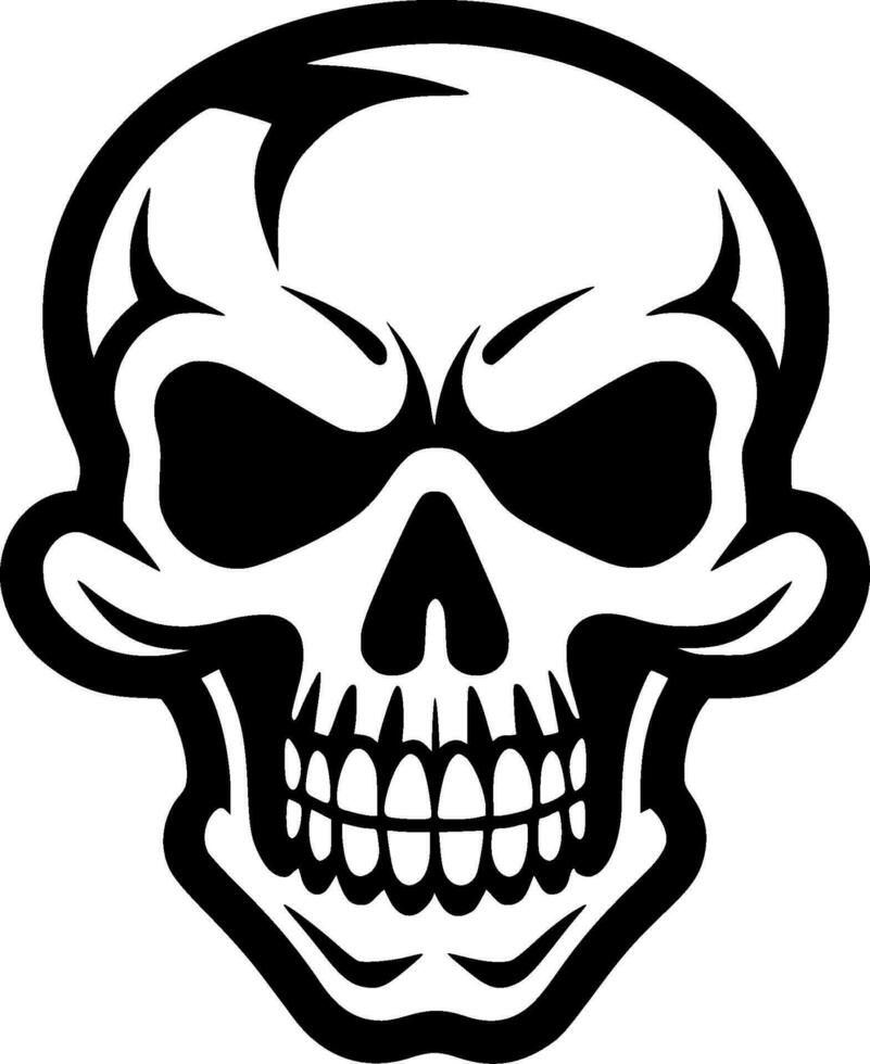 Skull - High Quality Vector Logo - Vector illustration ideal for T-shirt graphic