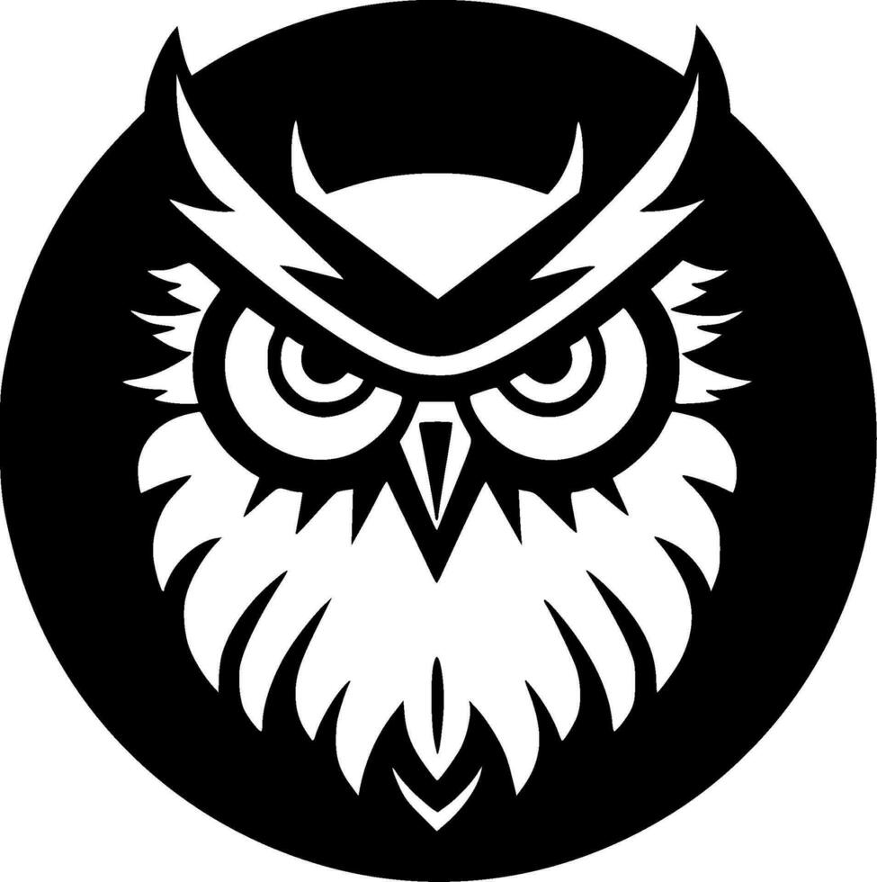 Owl - High Quality Vector Logo - Vector illustration ideal for T-shirt graphic