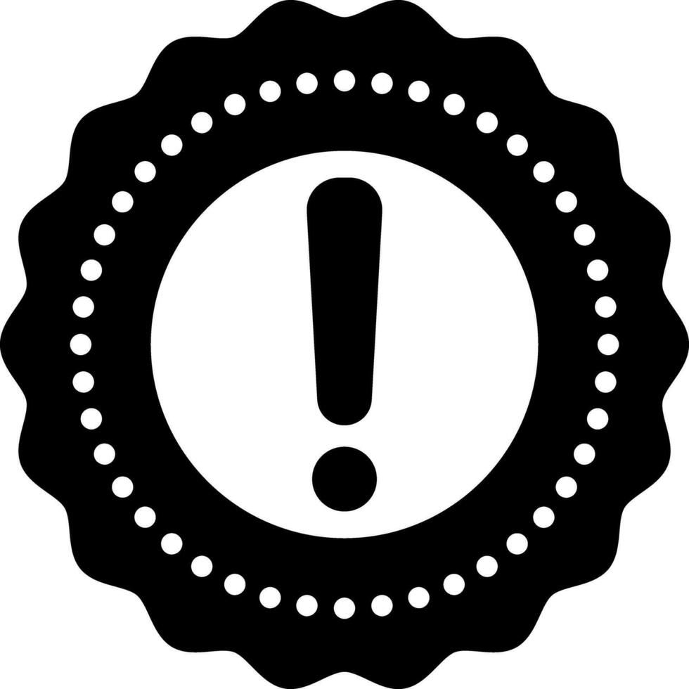 solid icon for significance vector