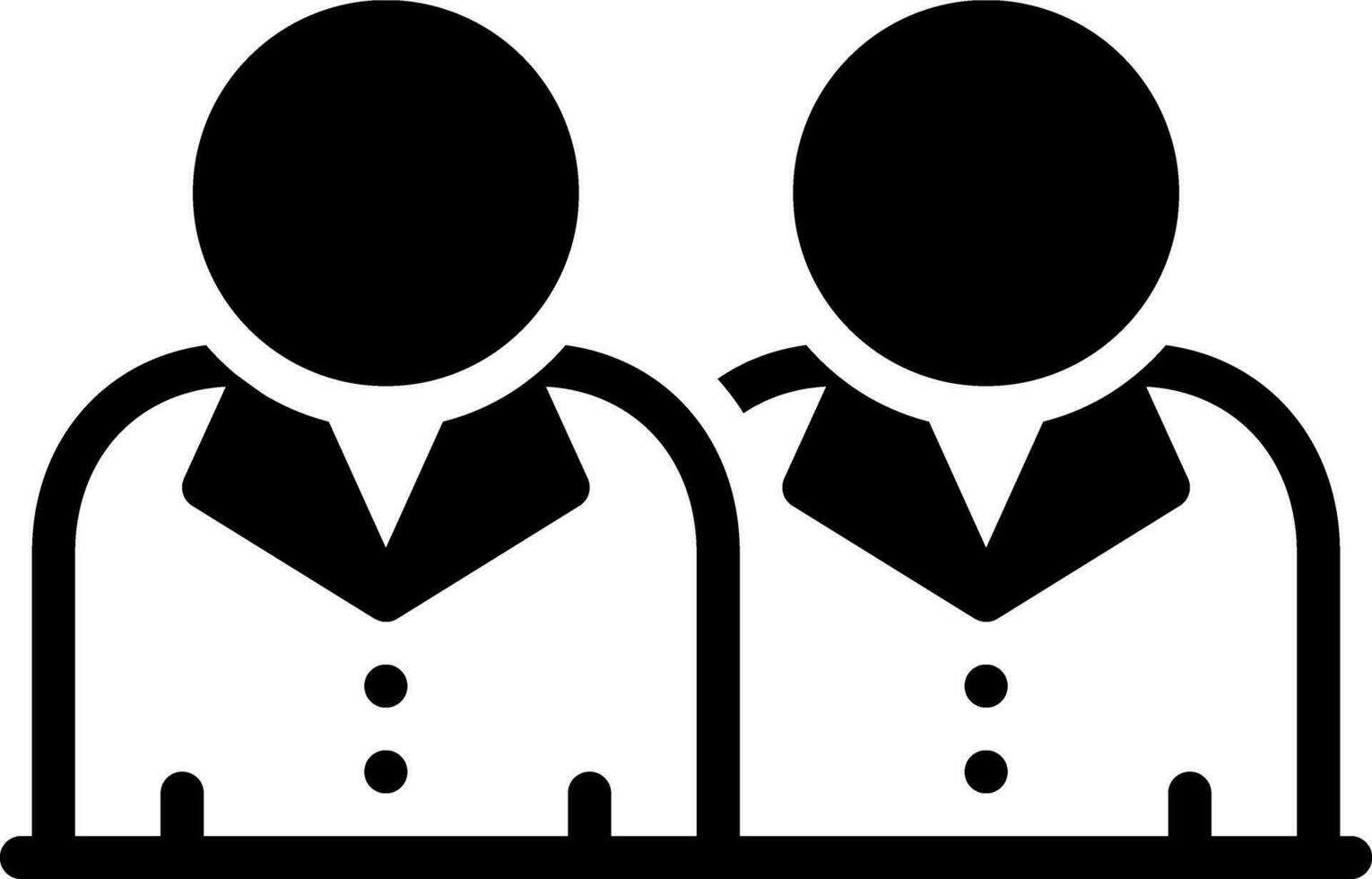 solid icon for brother vector