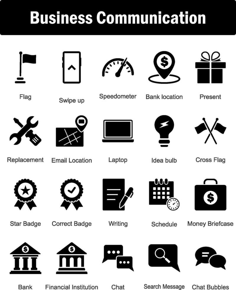 A set of 20 Business icons as flag, swipe up, speedometer vector