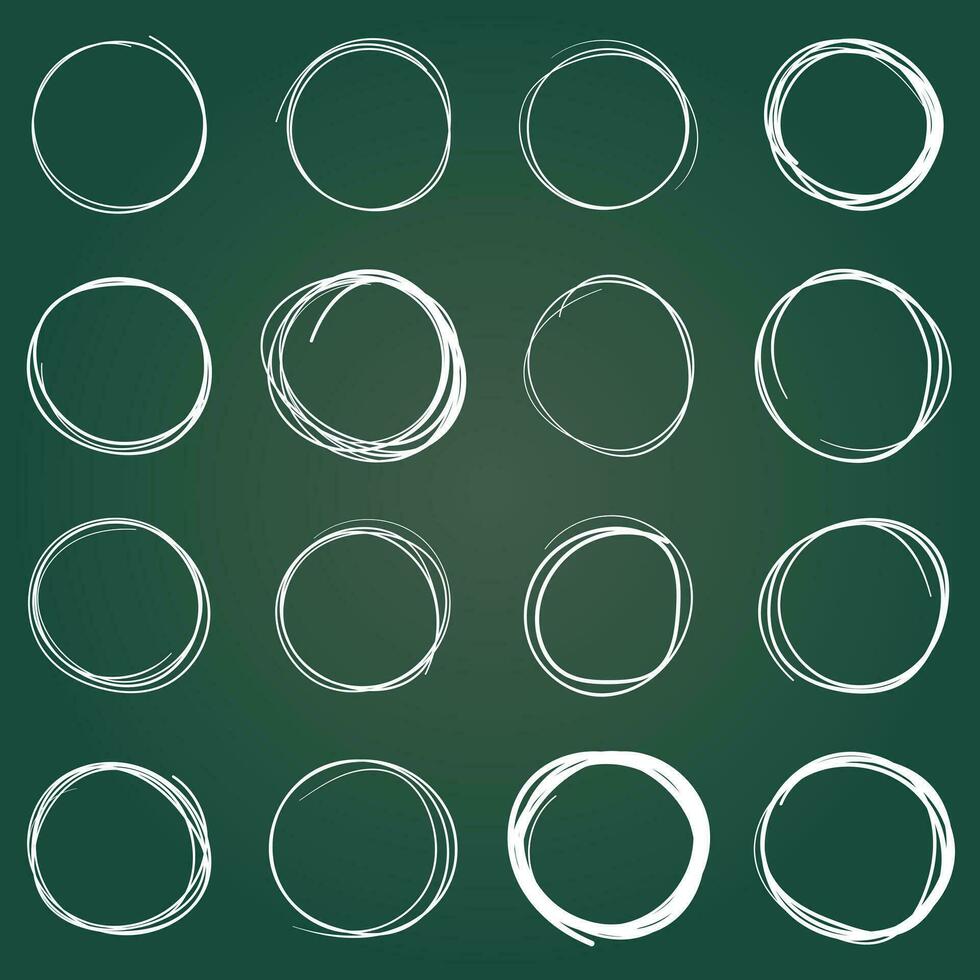 Circle line sketch icon in hand drawn style. Circular scribble doodle vector illustration on isolated background. Pencil or pen bubble sign business concept.