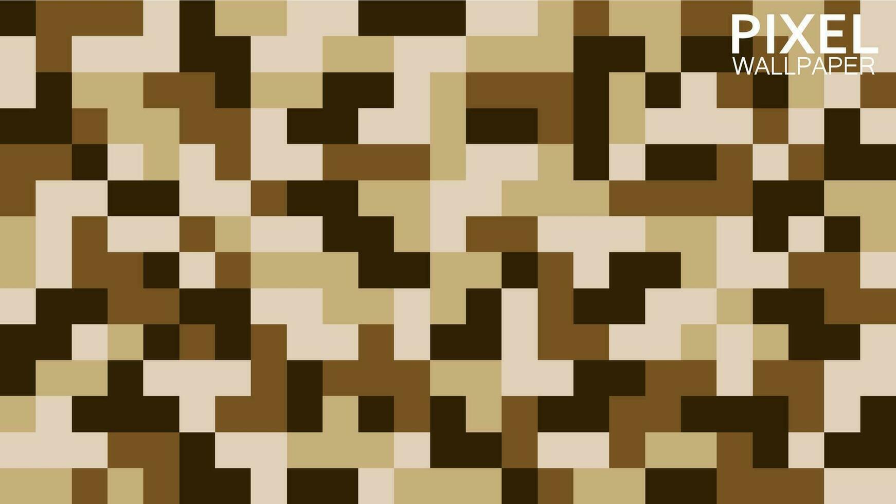 Template Pixel background abstract brown halftone color wallpaper design for Print, Web and Mobile Applications. Vector illustration. Modern and trendy style