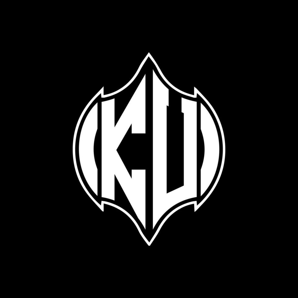 KU letter logo design. KU creative monogram initials letter logo concept. KU Unique modern flat abstract vector letter logo design.