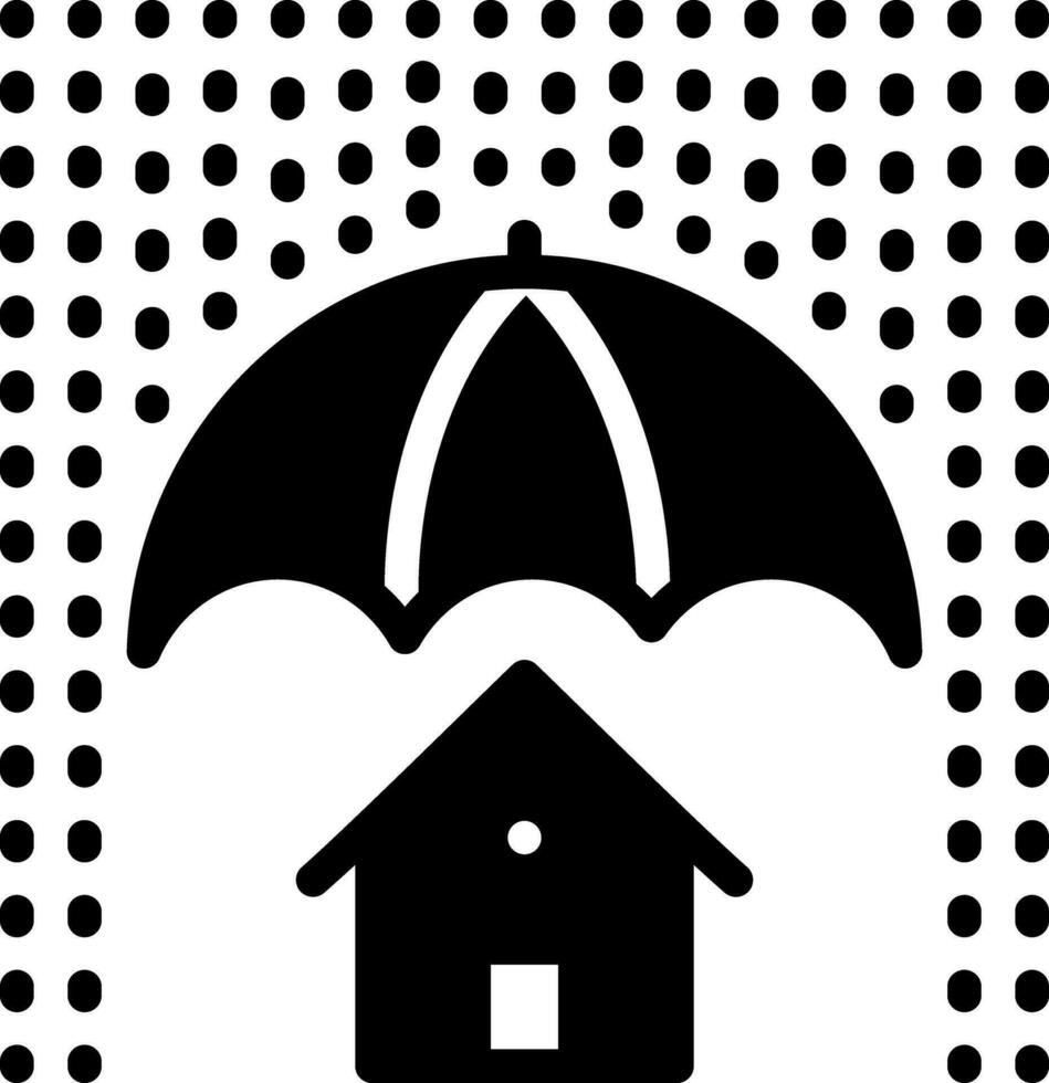 solid icon for coverage vector