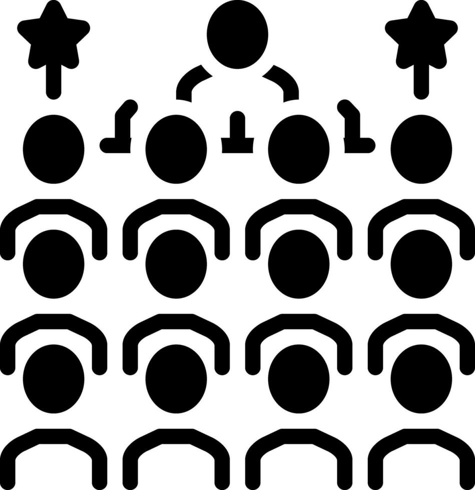 solid icon for congress vector