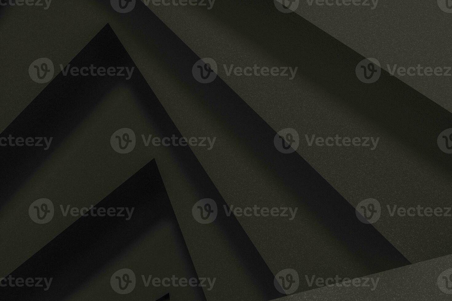 Blank and vortical paper cards with triangle shape, 3d rendering. photo