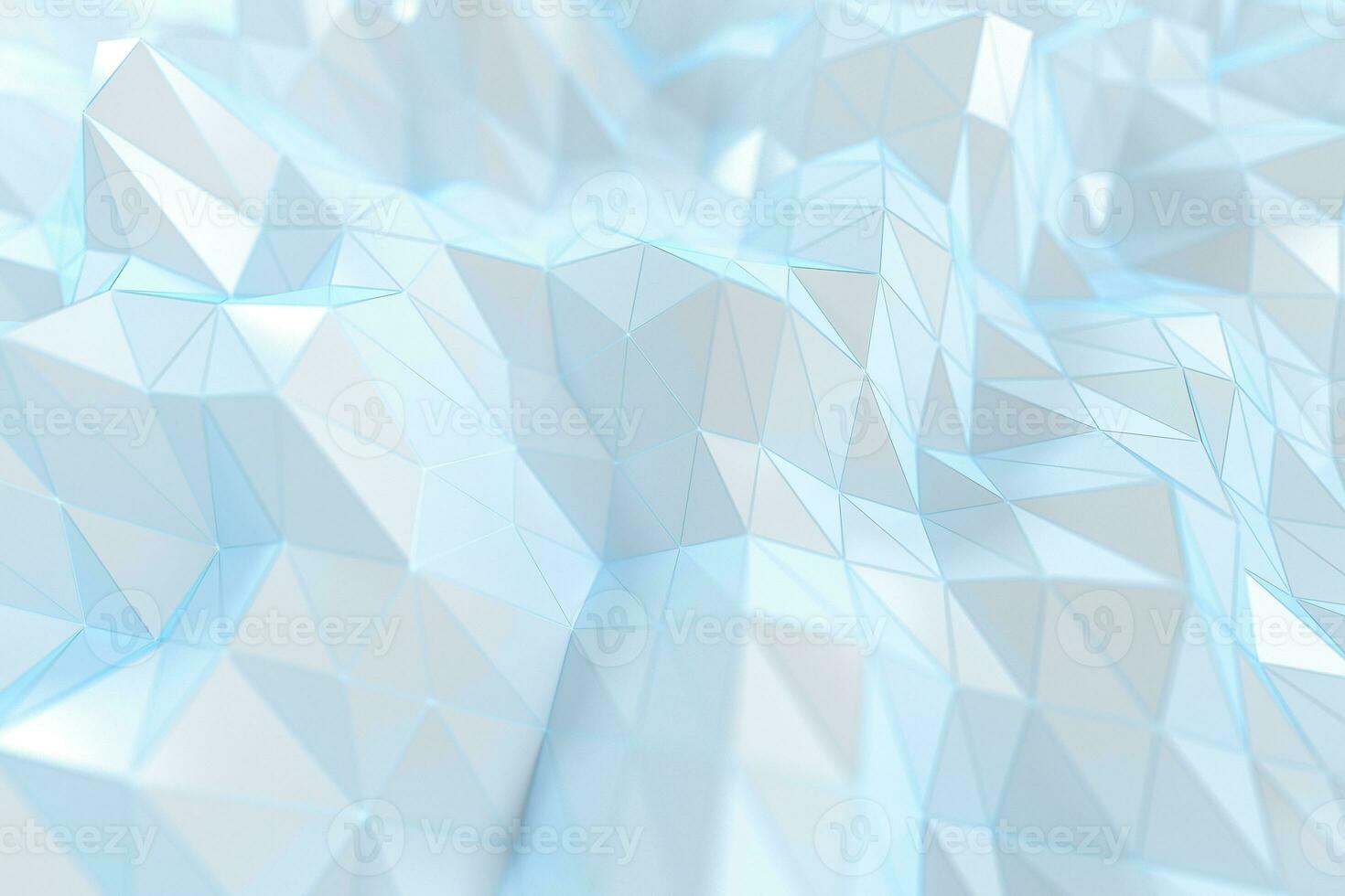 triángulo superficie avión con estructura líneas, 3d representación. foto