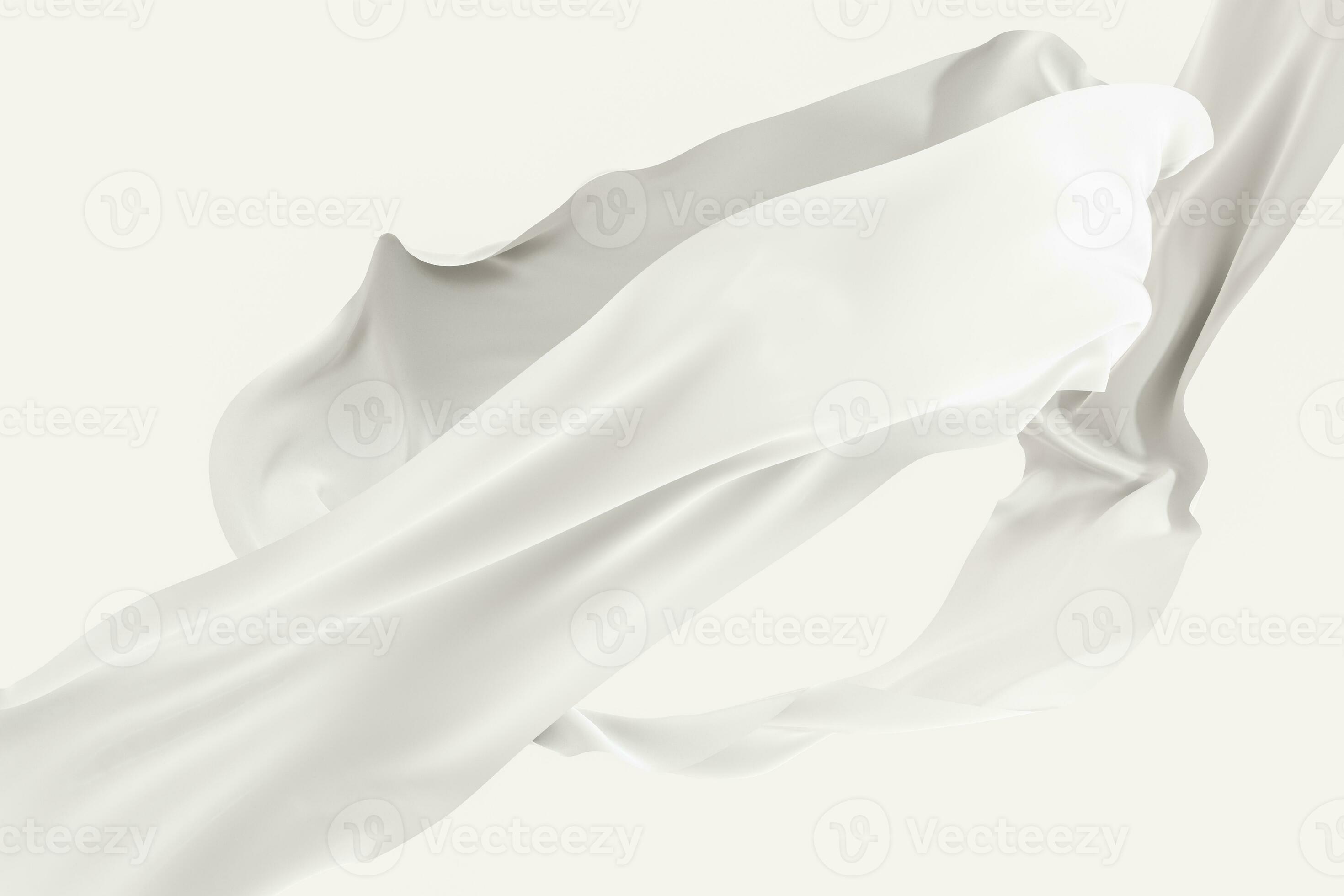 Flowing white cloth background, 3d rendering. 27928304 Stock Video at  Vecteezy