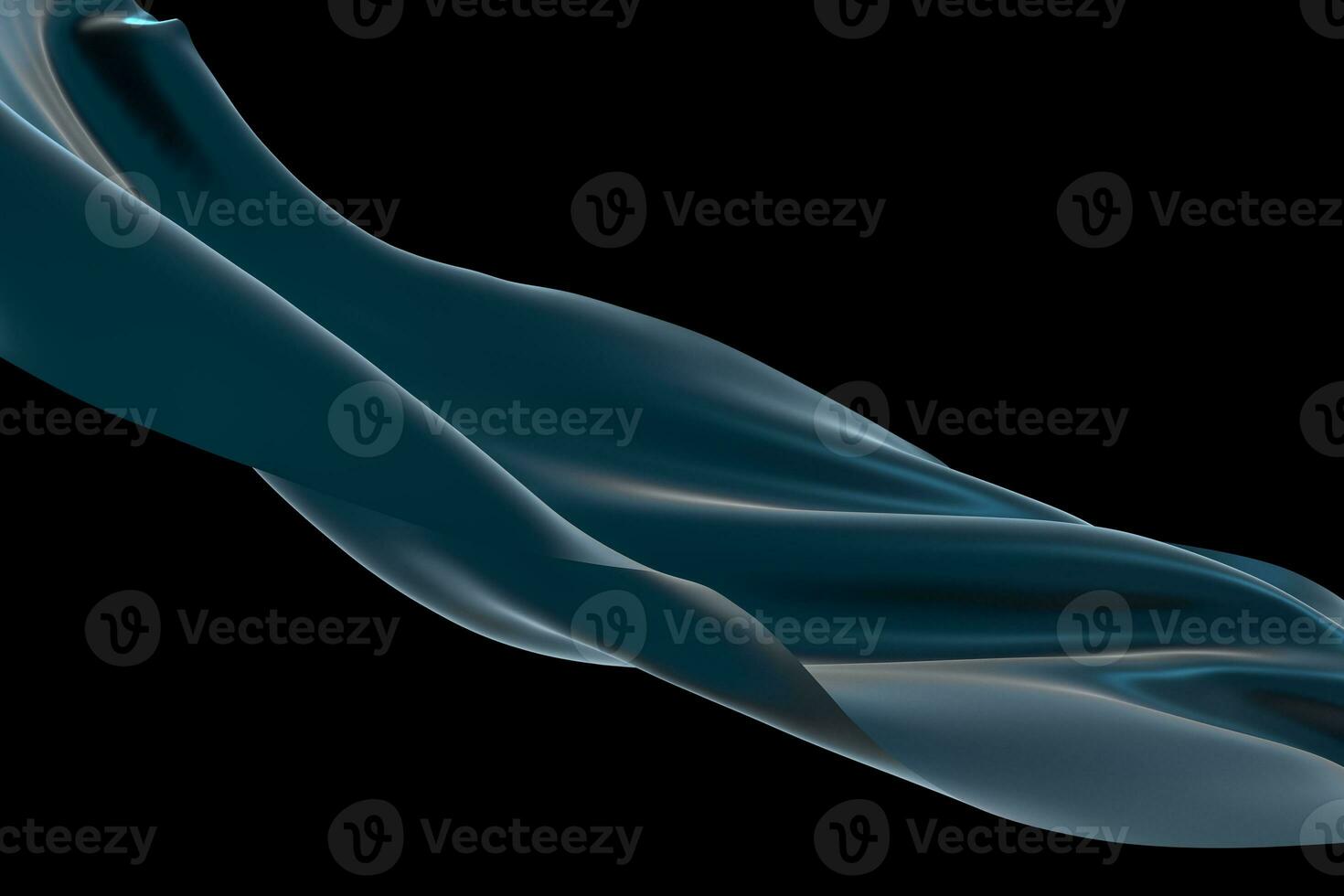 Flowing cloth, abstract color background, 3d rendering. photo