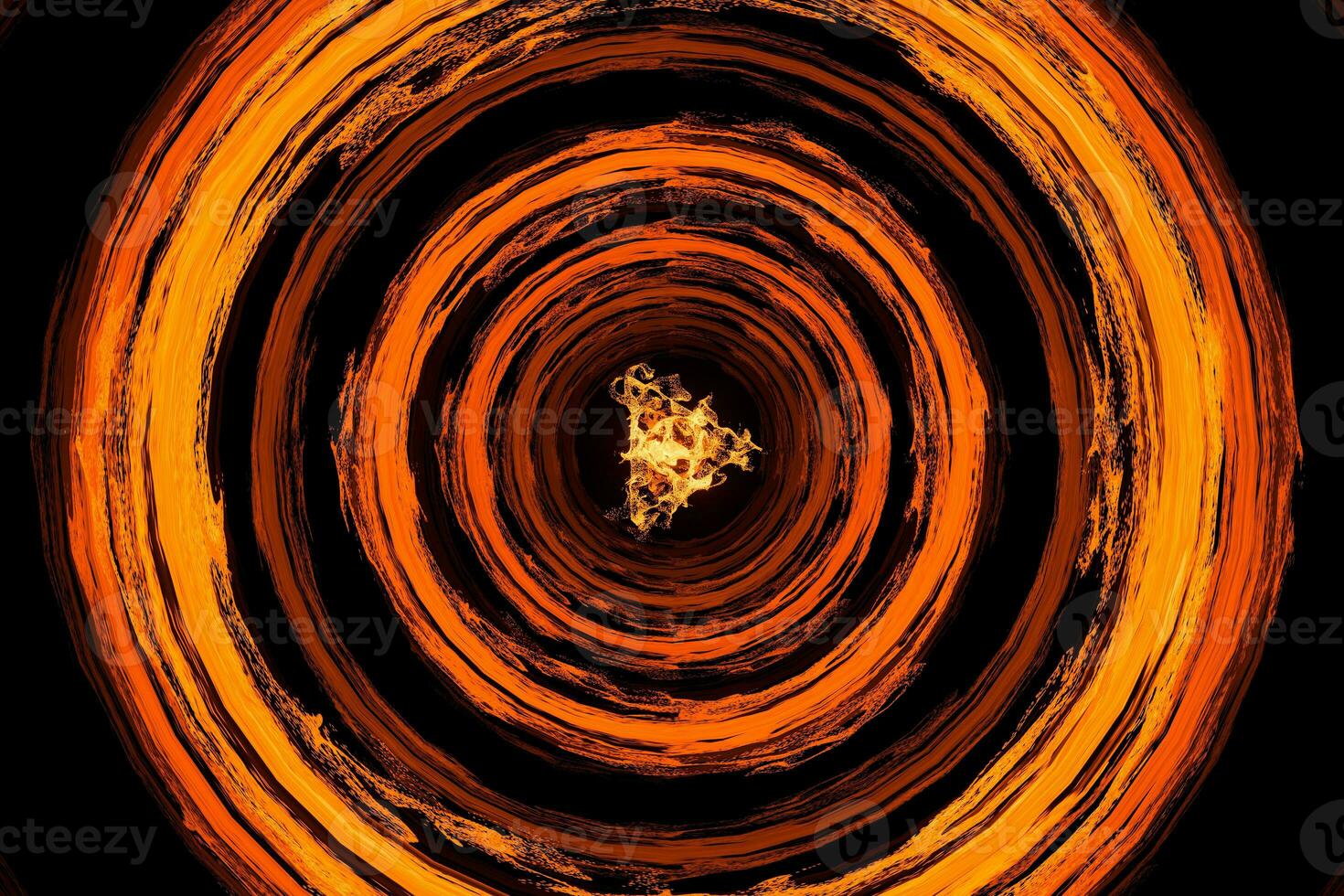 Abstract glowing particles with brilliant light, 3d rendering. photo
