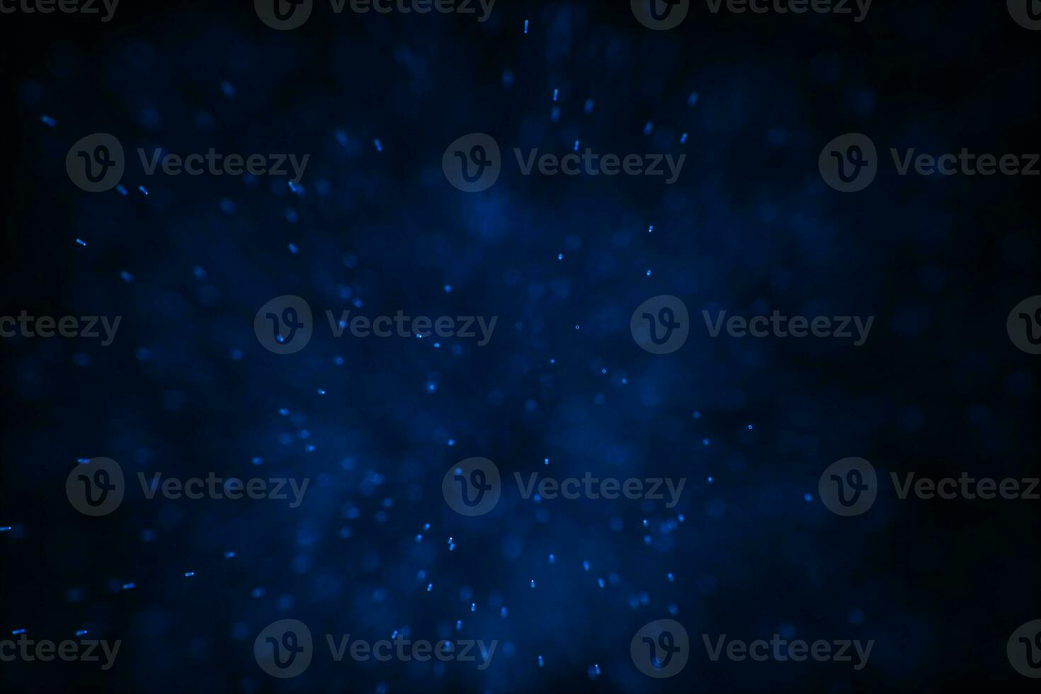 Flowing and glowing particles with dark background, 3d rendering photo