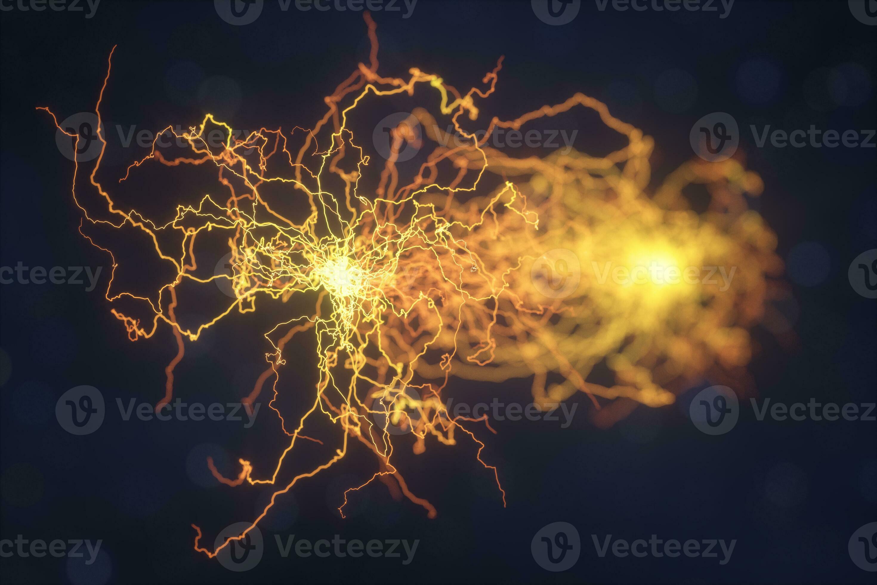 Power electrical energy and lightning spark, 3d rendering. 27872006 Stock Photo at Vecteezy