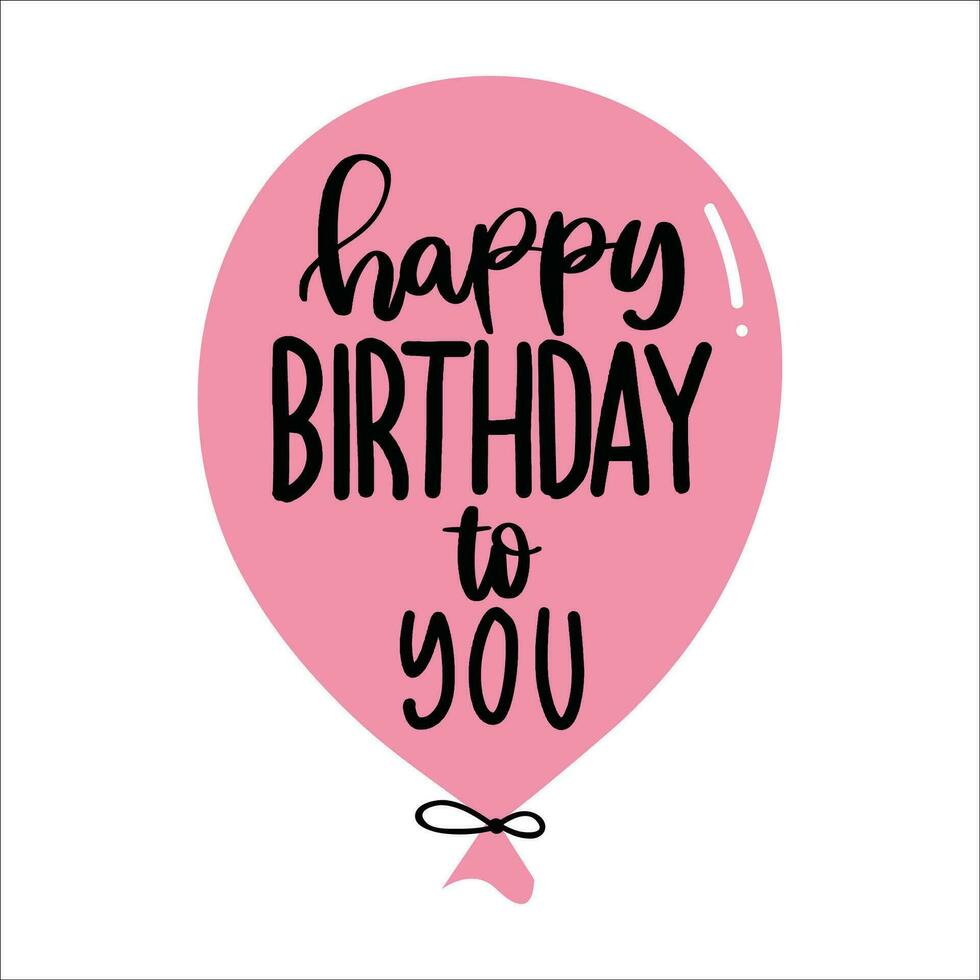 Stylish , fashionable  and awesome birthday quotes typography  illustrator vector