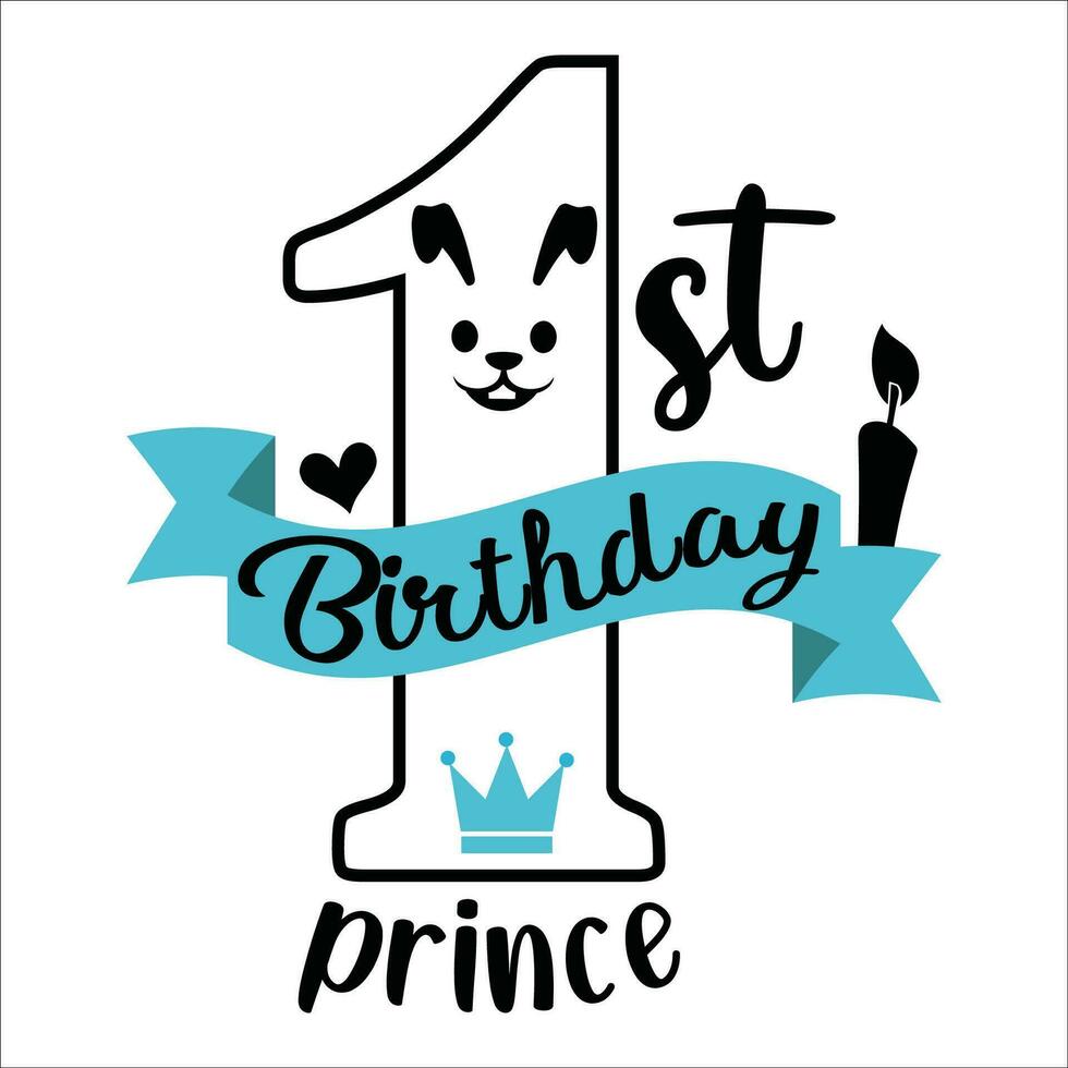 Stylish , fashionable  and awesome birthday quotes typography  illustrator vector