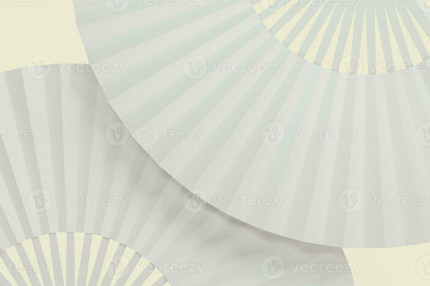 Fans with white background,chinese style decoration,3d,rendering. photo