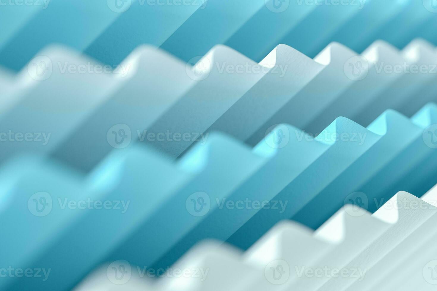 Abstract blank paper, gradient background, 3d rendering. photo