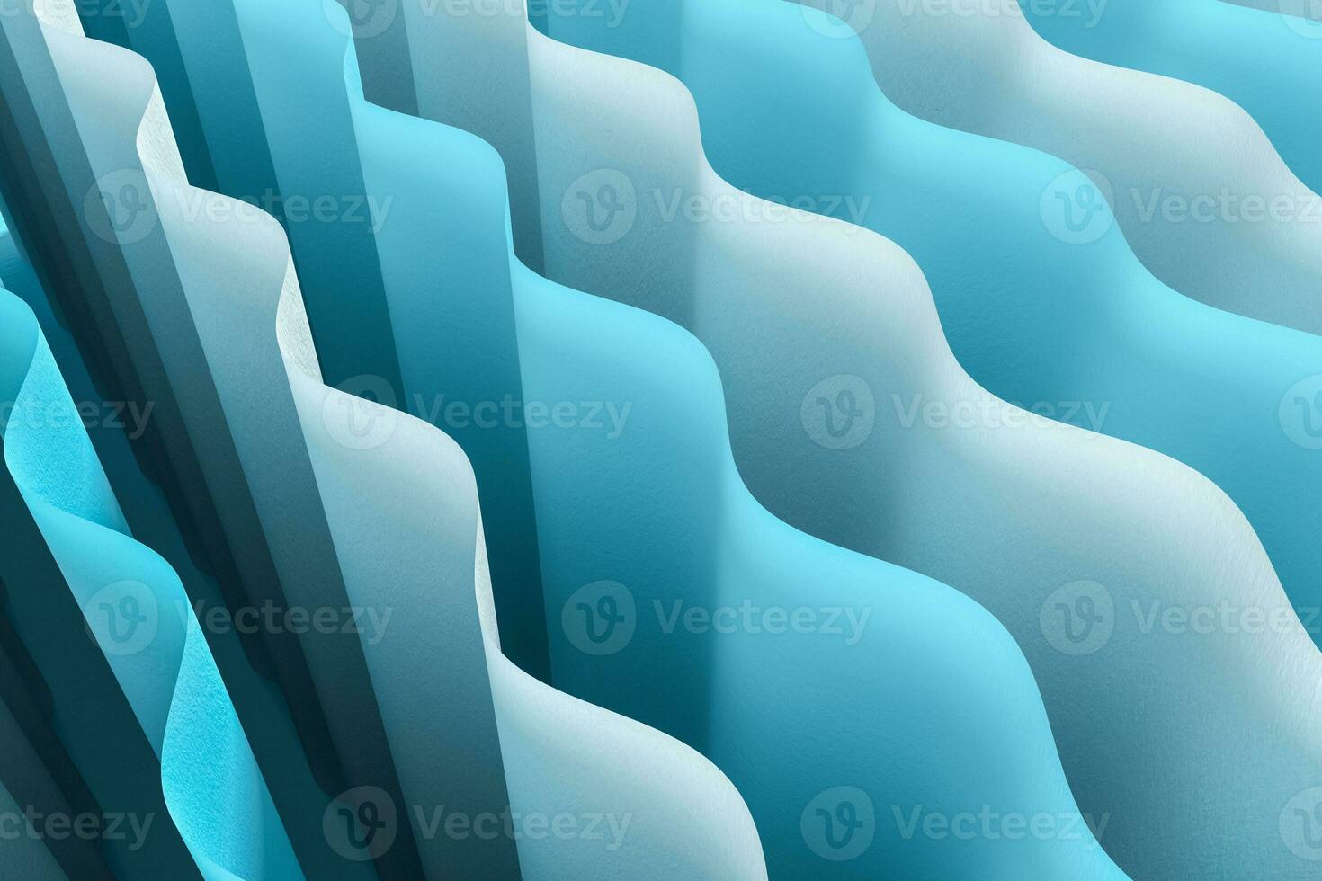 Abstract blank paper, gradient background, 3d rendering. photo