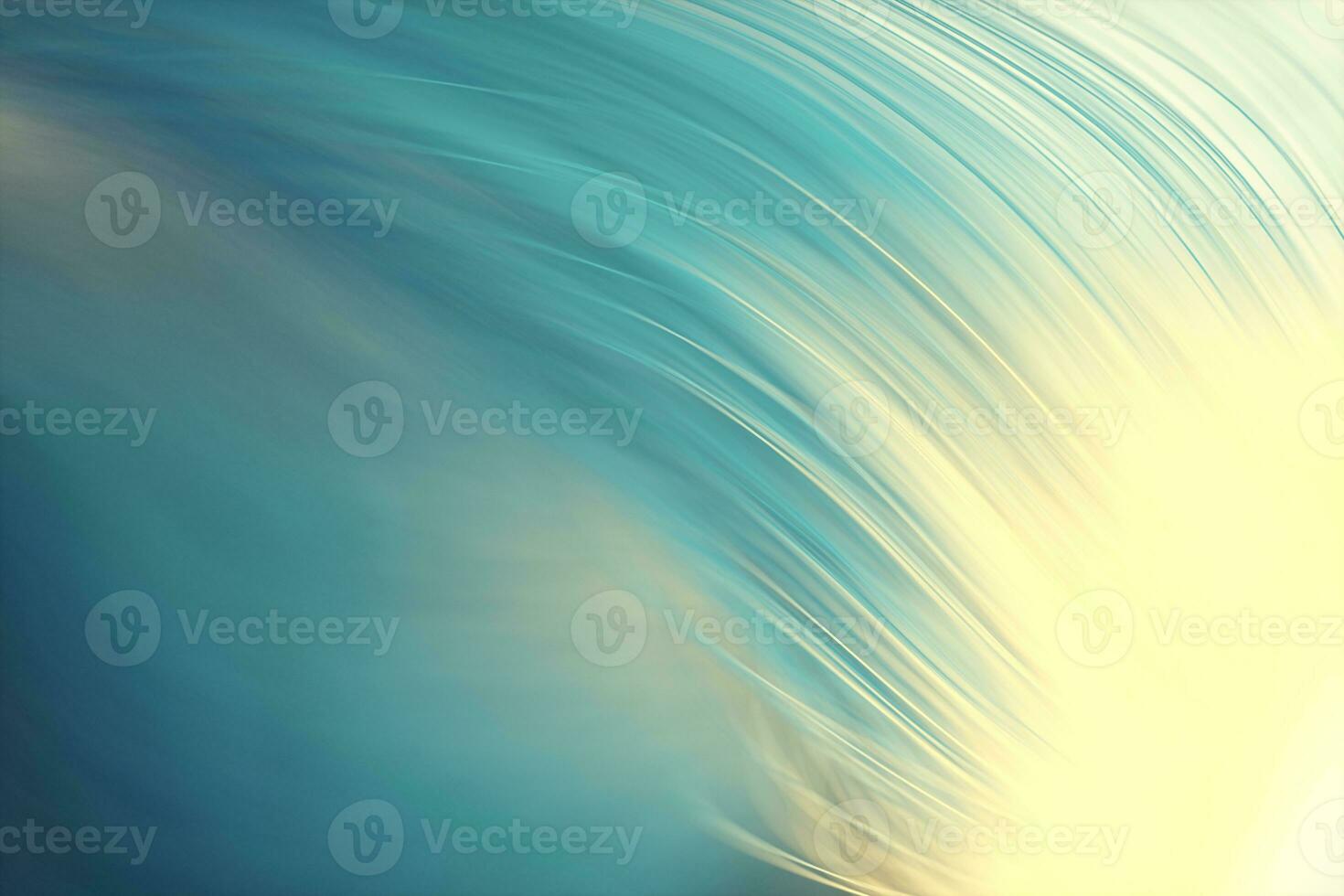 Flowing curves with colorful background, 3d rendering. photo