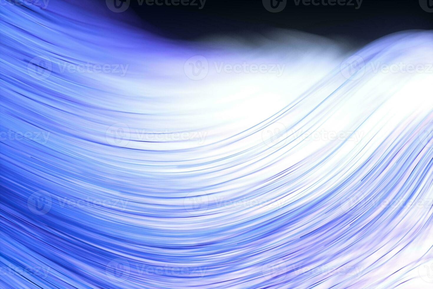 Flowing curves with colorful background, 3d rendering. photo