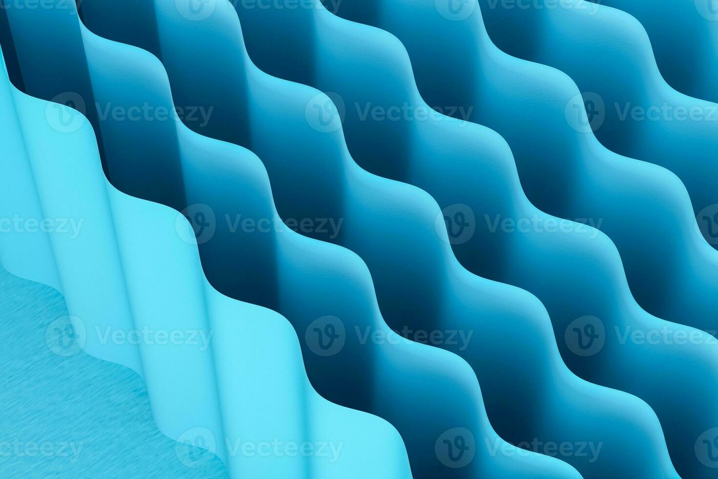 Abstract blank paper, gradient background, 3d rendering. photo