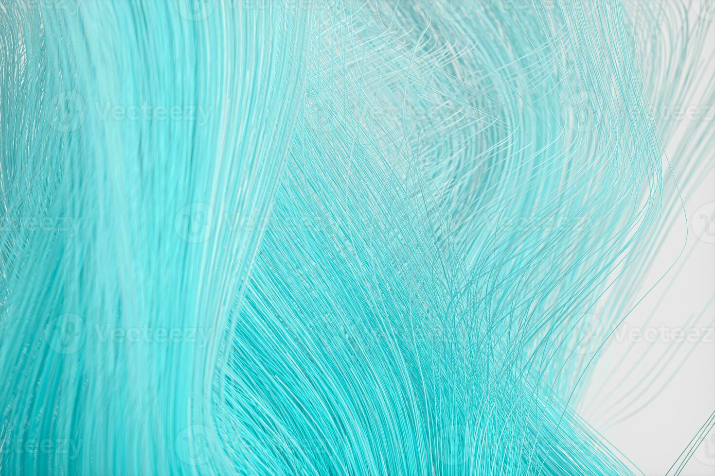 Flowing curves with colorful background, 3d rendering. photo