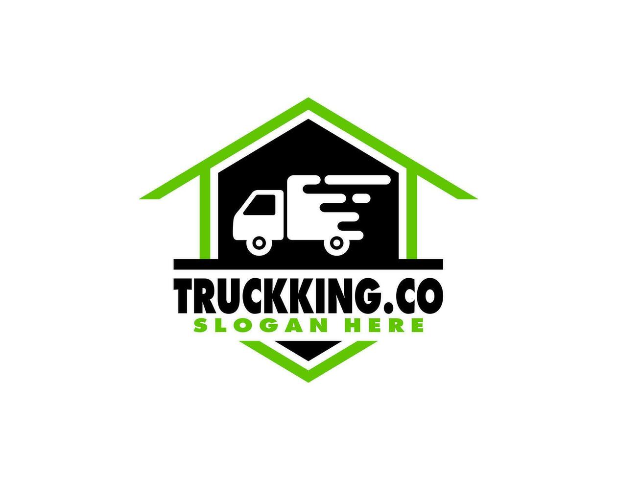 Truck Trailer Logo vector