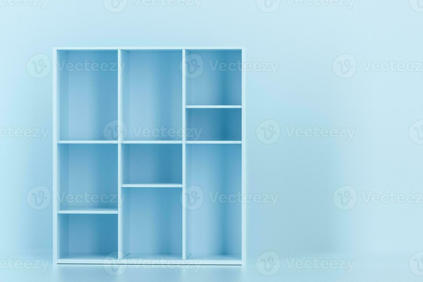 Empty cabinet in the empty new house, 3d rendering. photo