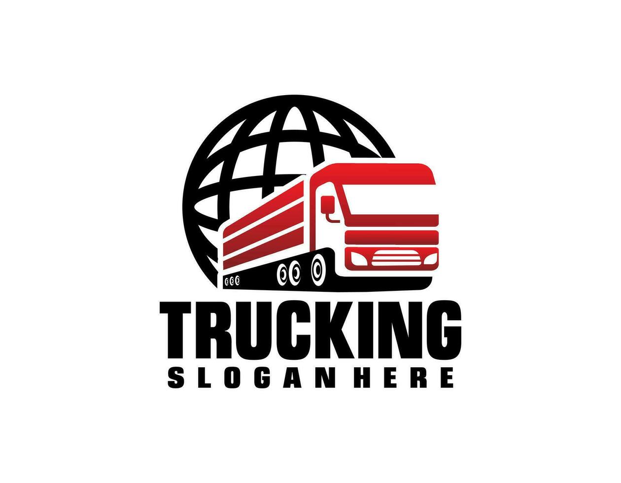 camión silueta resumen logo modelo vector adecuado para logístico o automotor camión Servicio empresa