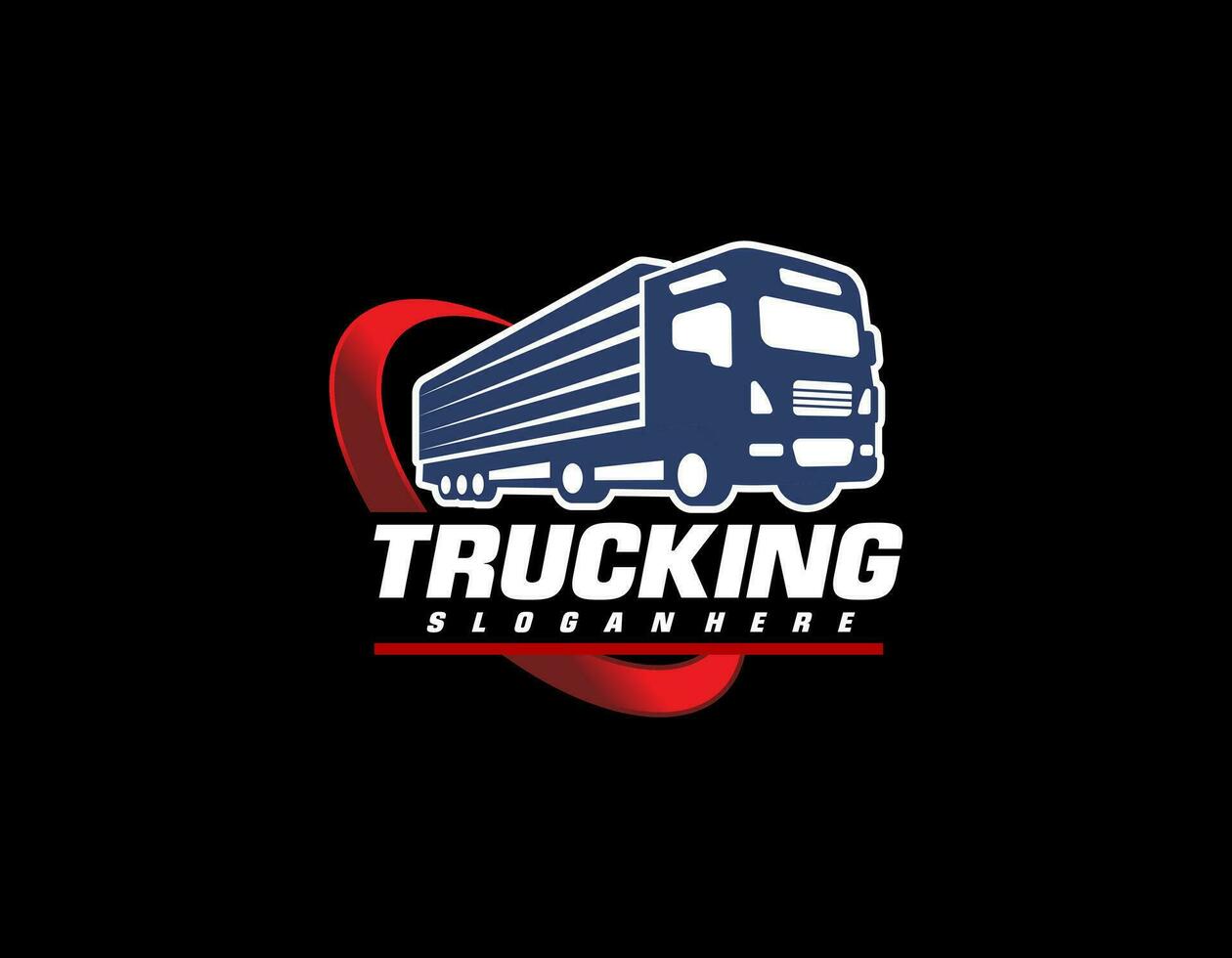 Truck Trailer Logo 27873815 Vector Art at Vecteezy