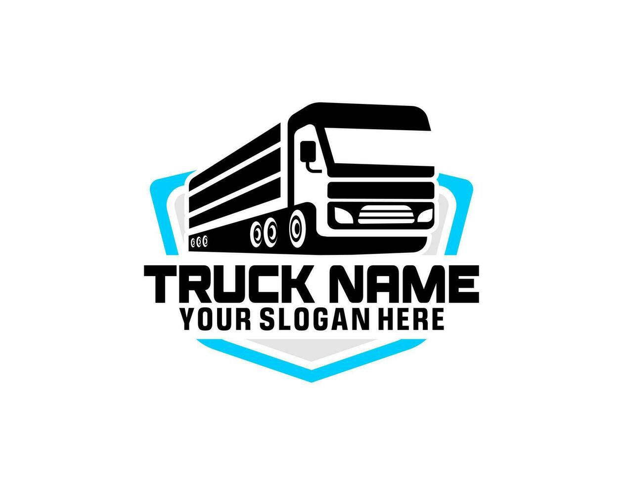 Trucking company logo. Perfect logo for trucking industry. Vector illustration. Transport trucking logo vector. Truck logo design.