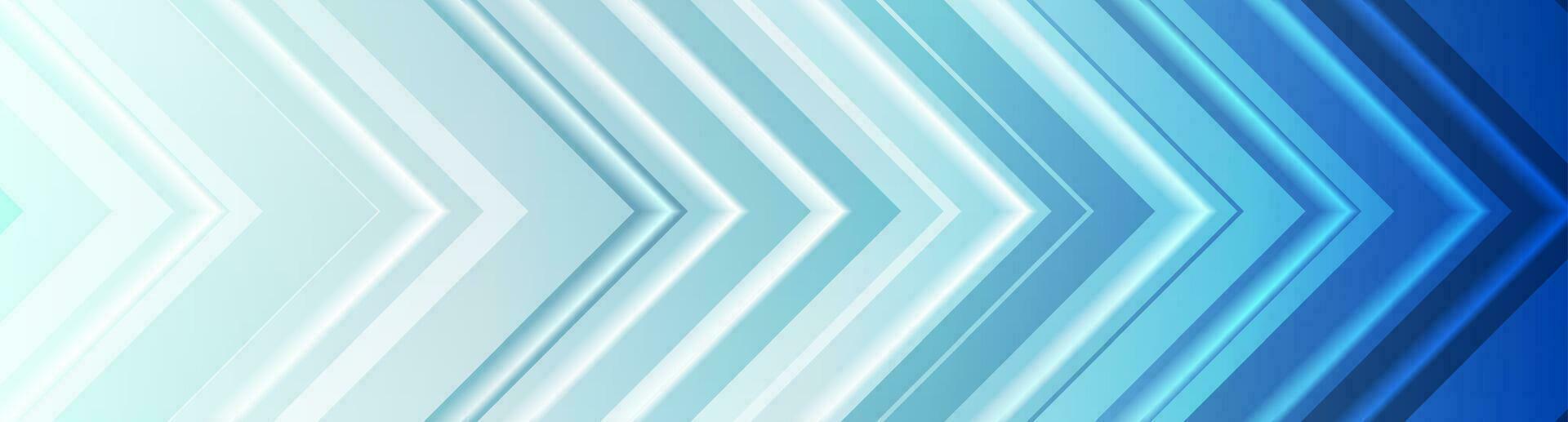 Technology blue abstract shiny background with arrows vector