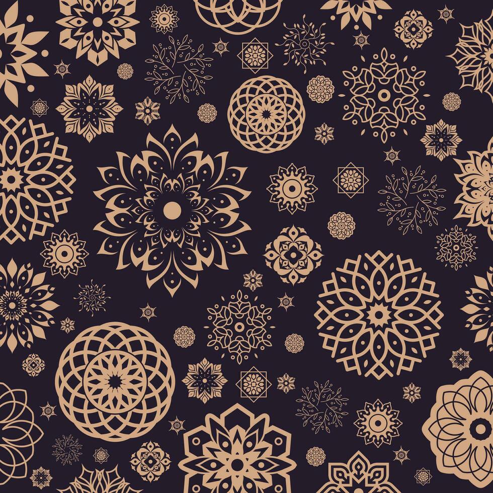 Floral beauty seamless pattern abstract vector