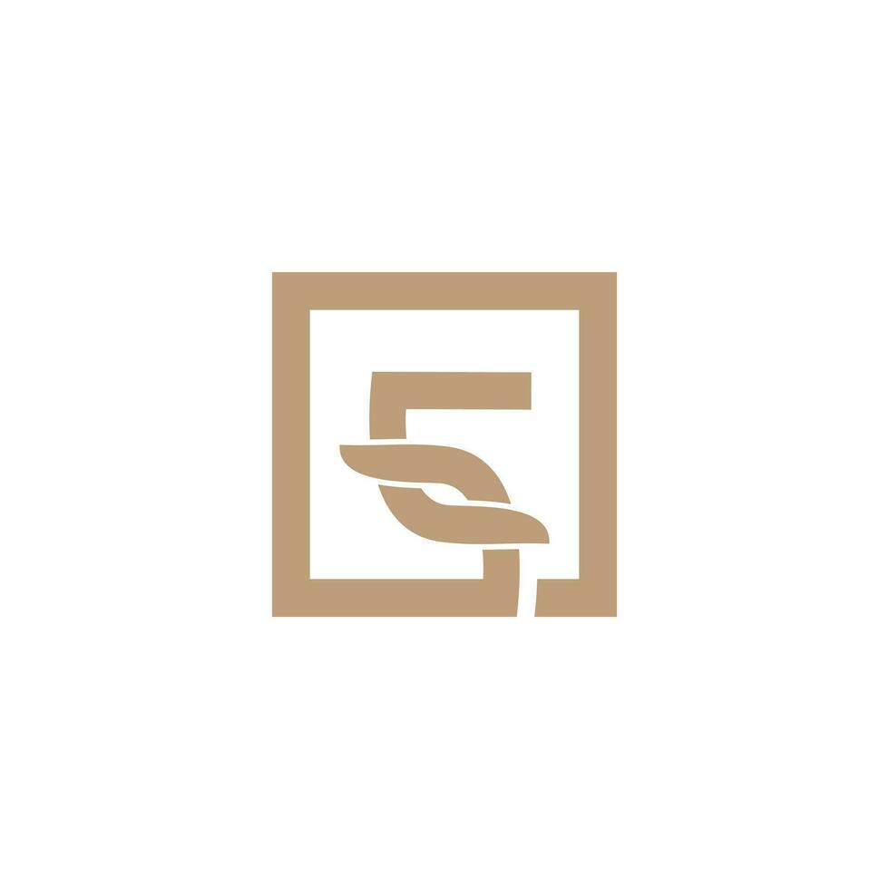 Letter S logo with modern creative design idea vector