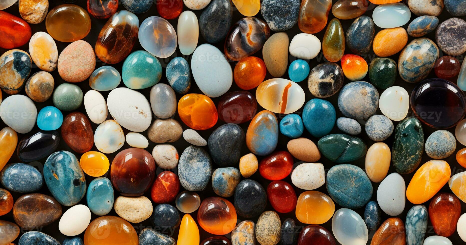 Colorful stone background sea stone background pebbles background rock wall background colorful rock pebbles background ai generated photo