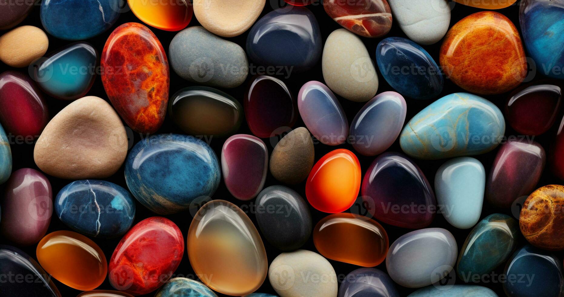 Colorful stone background sea stone background pebbles background rock wall background colorful rock pebbles background ai generated photo