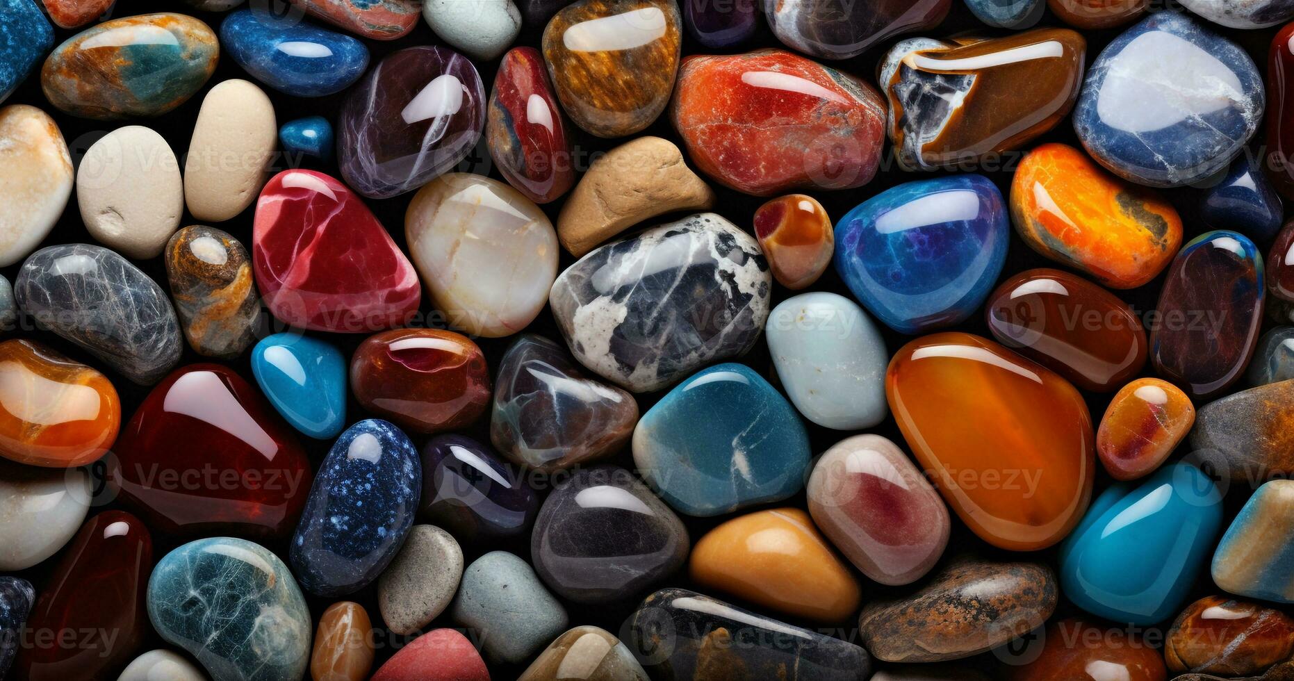 Colorful stone background sea stone background pebbles background rock wall background colorful rock pebbles background ai generated photo