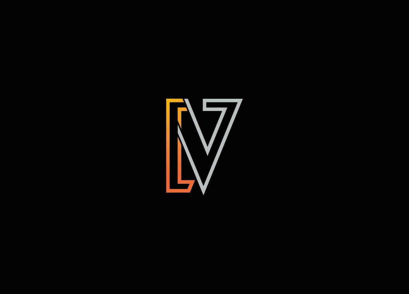 Alphabet letters Initials Monogram logo LV, LV INITIAL, LV letter. LV letter logo vector template. Alphabet LV, LV monogram, Art line, Vector logo design, Initial logo