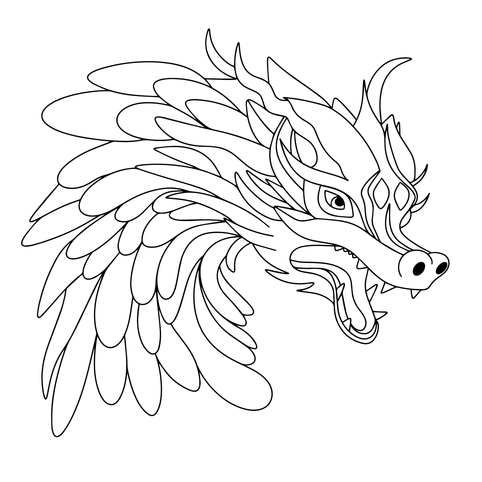 chinese-dragon-head-profile