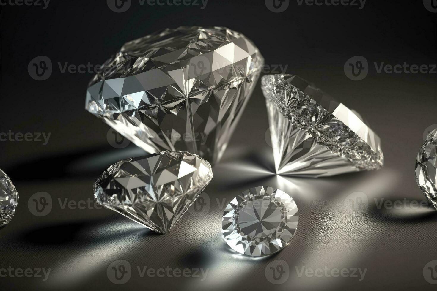 diamonds AI generative photo