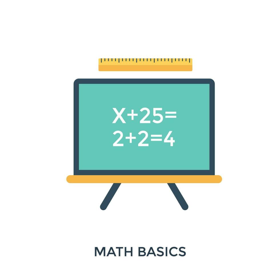 Flat Icon Set of Education vector