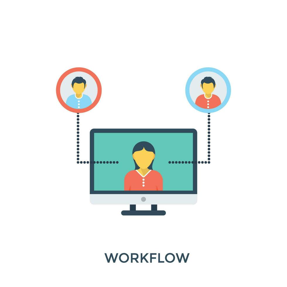 A pencil and presentation with pie graph and data symbolising project management vector