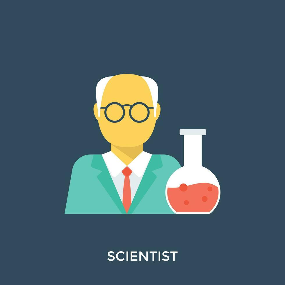 Science and Tech Flat Vector Icon